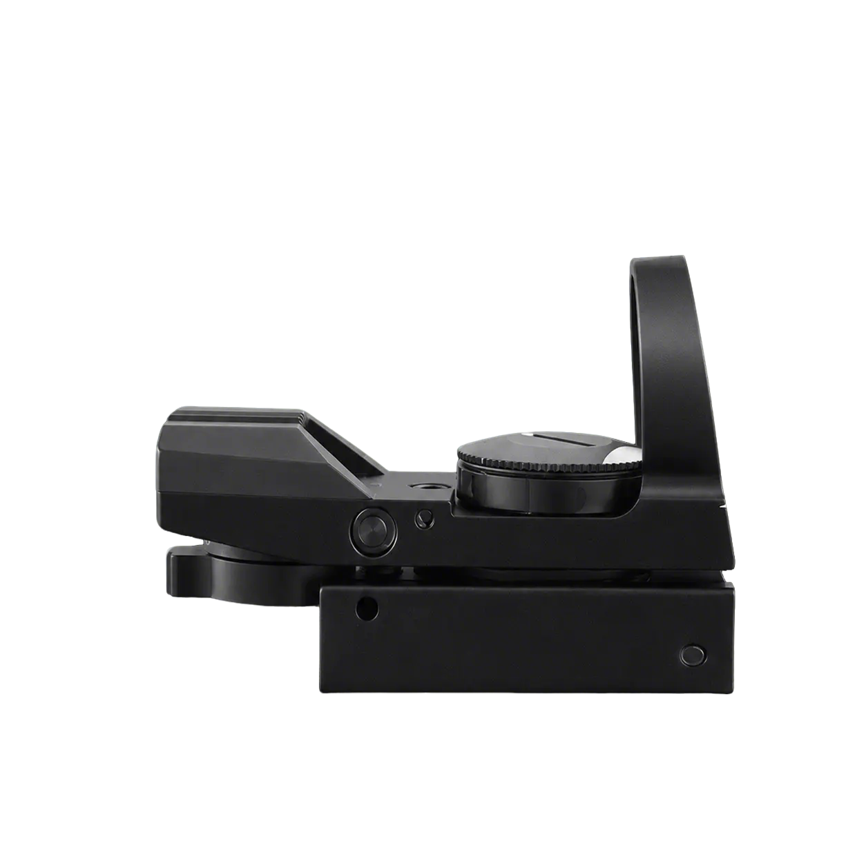 LockTactic 4 Reticle Red Green Dot Sight Dual View – Open Lens with Brightness Adjustment Knob on 20mm Mount