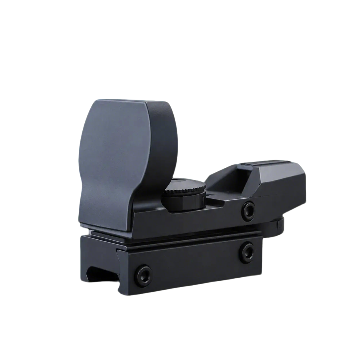 LockTactic Tactical Red Dot Sight – Compact Reflex Optic with 20mm Rail Mount Base, Windage and Elevation Adjustment