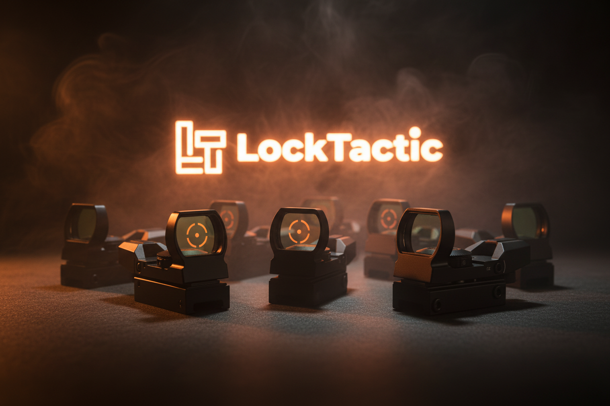LockTactic Red Dot Sights Collection - Premium Tactical Optics with Illuminated Reticles