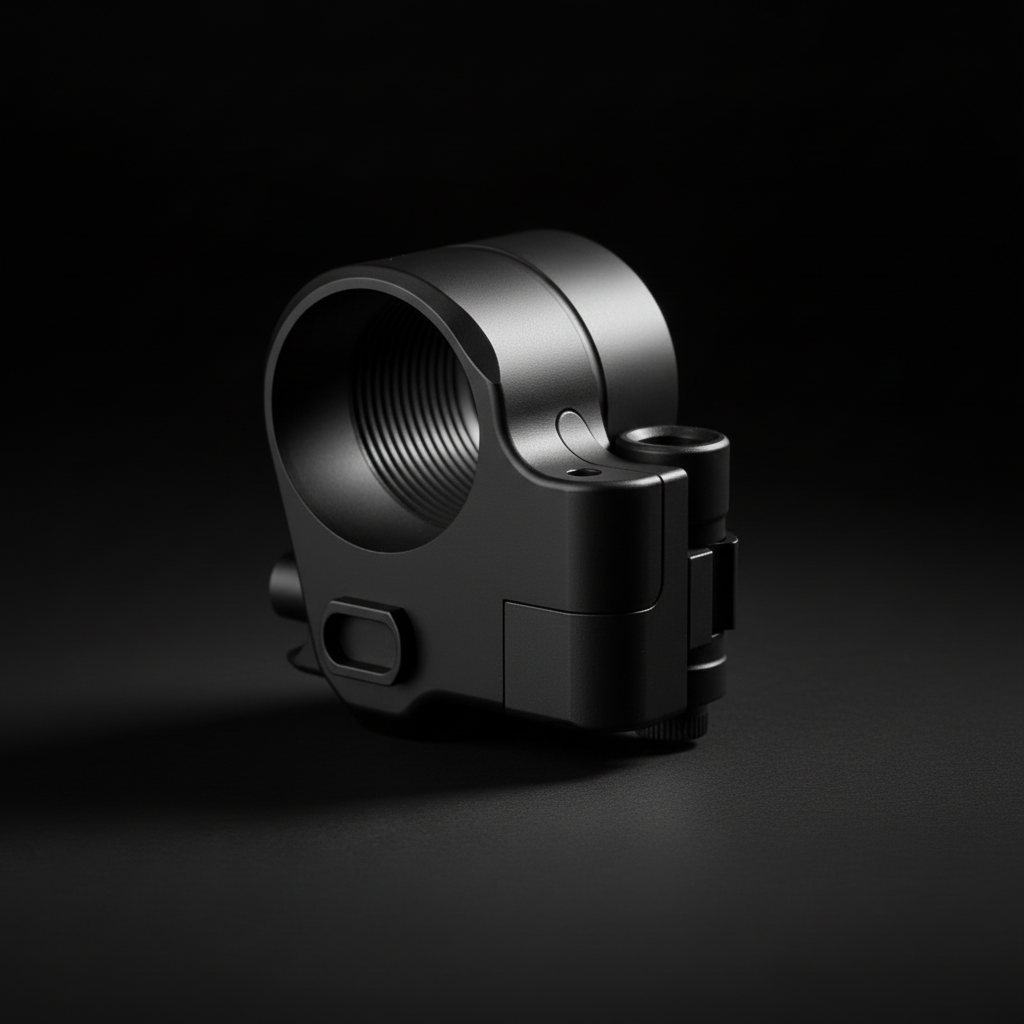 Tactical Folding Stock Adapter in Deployed Position - Auto-Lock System